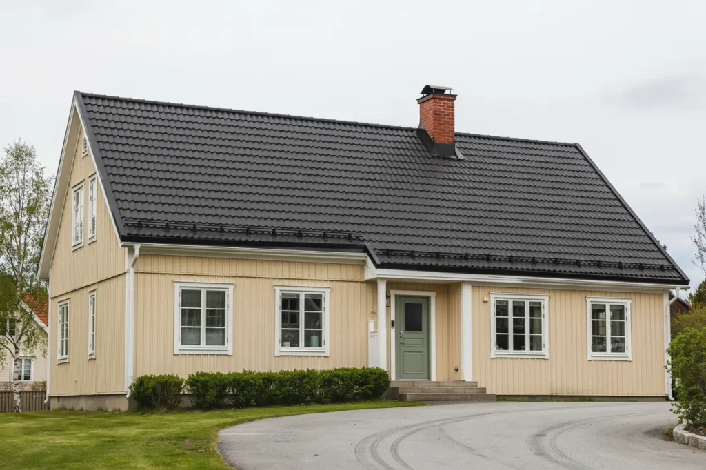 takrenovering med nya pannor och underlagsduk i fittja