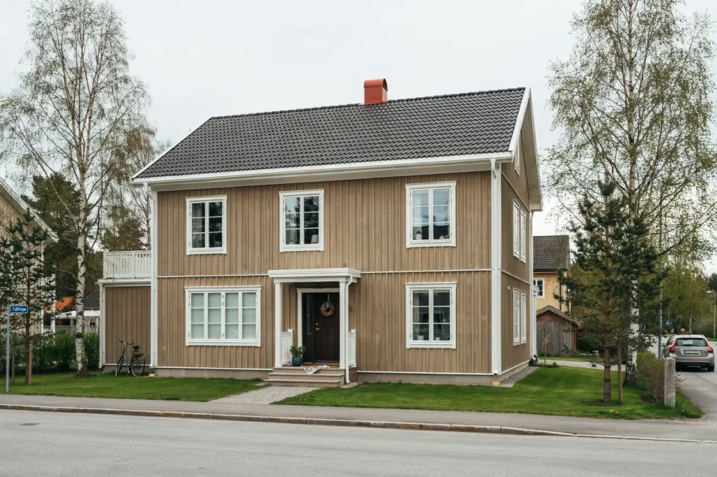 fasadpanel bytt och tr fasad nym lad p villa i tullinge botkyrka